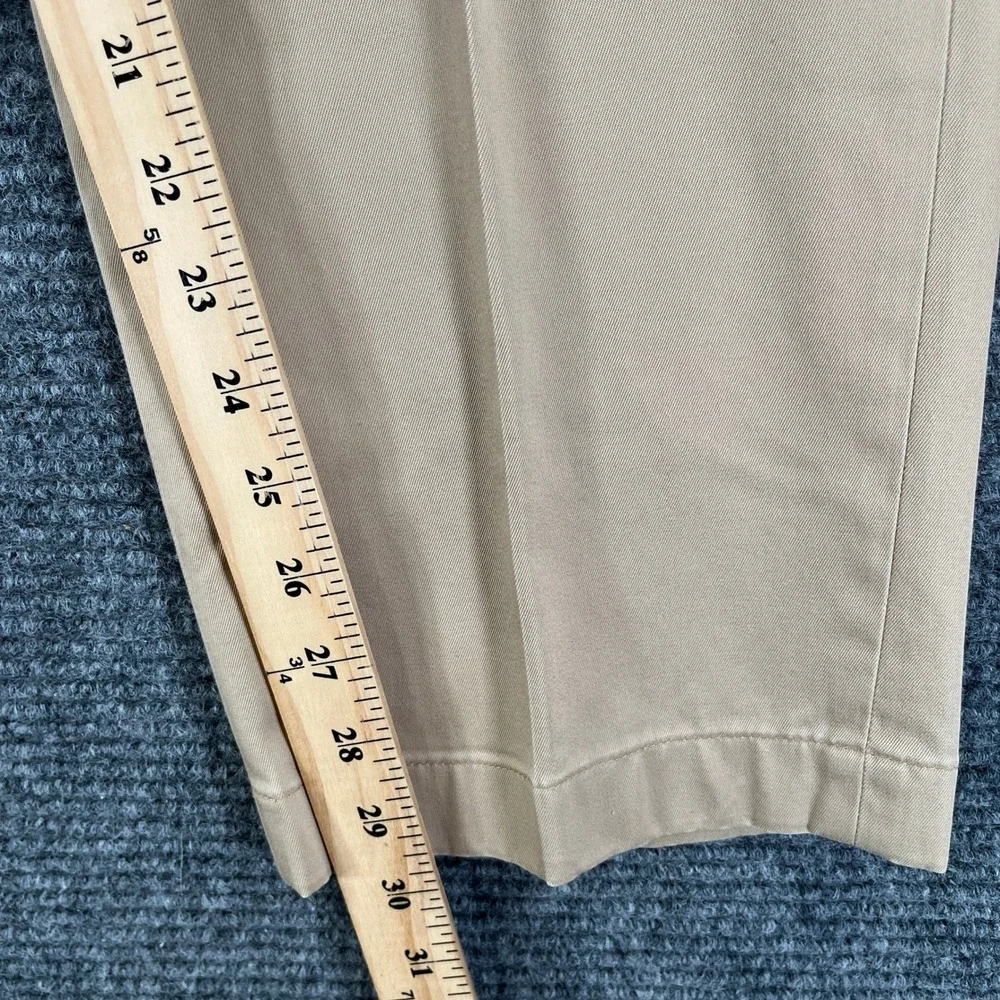 Brooks Brothers Advantage Chino Pants Mens 38x30 Stretch Clark Fit Khaki Office